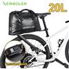 NEWBOLER Aeropack Portapacchi per bicicletta in lega di alluminio Passcode Lock Borsa per bici Bikepacking per MTB e scaffale per bici da ghiaia