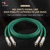 YYAUDIO 4N OFC placcato argento da 2RCA a 2RCA cavo di interconnessione amplificatore cavo audio DVD coppia di cavi audio RCA ad alta fedeltà