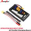 U-Angel-1988 XT90 XT30 EC3 EC5 T XT60 6S Connettore Lipo Caricabatteria Scheda 2-6S Per Imax B6 B6AC IDST Q6 Lite Balance Charger