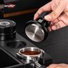 IKAPE V6 Pressino per caffè espresso a impatto, molla doppia manomissione per caffè calibrata in profondità, adatto per portafiltro da 51/54/58 mm, accessori Barista