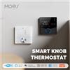 MOES Tuya WiFi Smart Manopola Termostato Caldaia a Gas Riscaldamento Elettrico Regolatore di Temperatura Display LCD Touch Screen Alexa Google