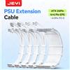 JEYI Kit cavo di prolunga PSU JEYI - ATX 24 pin + EPS 8 pin + PCIe 6 + 2 pin, filo di rame 18 AWG con guaine intrecciate premium e pettini per cavi