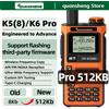Quansheng UV K5 8 Walkie Talkie K6 Pro 512KB Memoria a lungo raggio portatile FM Ham Wireless Set Walkier Radio di comunicazione da campeggio