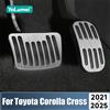 YaLumei Per Toyota Corolla Cross XG10 2021 2022 2023 2024 2025 Hybrid Auto Acceleratore Pedale del Freno Resto Pedale Copertura Pad Accessori