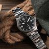 MILITADO ML18 Orologio da 36 mm VH31 con movimento al quarzo a secondi fluidi, acciaio 316L, zaffiro, luminescenza BGW9, impermeabile fino a 100 m, orologio da polso da uomo