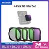 NEEWER Set di 4 filtri ND regolabili CPL + UV + diffusione nera 1/4 + ND16 per Insta 360 Ace Pro Insta360 Ace Pro 2