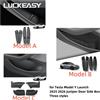 LUCKEASY per Tesla Model Y Juniper/Model YL 2025 2026 Vassoio portaoggetti per maniglie delle portiere anteriori e posteriori, Organizer accessori