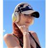 NONE Cuffie Wireless con Fascia - Cancellazione Attiva del Rumore - Batteria 24h - Bluetooth 5.3 - Pieghevoli TEISCHE