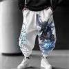 Bandai Pokémon Anime Charizard X Stampato Sweetpants 2025 Autunno/Inverno da Uomo Nuovo Giapponese Harajuku Allentato Casual Cotone Tappato Pantaloni
