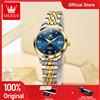 OLEVS 9956 Orologio da donna Luxury Brand Orologio meccanico automatico Orologio con data impermeabile per set di braccialetti da donna Reloj originale Nuovo