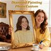 HUACAN Pittura diamante personale personalizzata 5d Foto privata Mosaico personalizzato Pieno quadrato rotondo Trapano fatto a mano Decorazioni per la casa