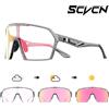 SCVCN Occhiali da sole da ciclismo da uomo Occhiali da corsa per biciclette UV400 Fotocromatici MTB Bike Sport all'aria aperta Attrezzatura da golf da campeggio