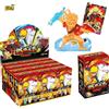 KAYOU Naruto Action Figures in gomma, Modelli Naruto Sasuke Tsunade, Carte da collezione rare, Set regalo di giochi anime Set di carte rare