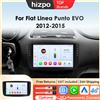Hizpo Android 14 Autoradio Per Fiat Linea Punto EVO 2012 ~ 2015 Lettore Multimediale 2Din GPS Carplay Stereo WiFi 4G Auto unità principale