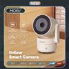 Moes Tuya Smart Camera 4MP, WiFi 360 ° Pan/Inclinazione interna con visione notturna, tracciamento del movimento, audio bidirezionale, per la sicurezza domestica
