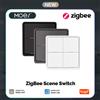 MOES 4 Gang Tuya ZigBee Wireless 12 Scena Interruttore Controller a pulsante Alimentato a batteria Scenario di automazione per dispositivi Tuya