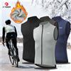 X-TIGER Gilet da ciclismo in pile termico invernale Gilet da bici antivento Giacca senza maniche per uomo Donna Colori multipli