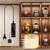 COXO Striscia luminosa a LED COB sottopensile, collezione di lampade per librerie, armadi, guardaroba, nastro penetrabile, in legno, dimmerabile, sensore tattile