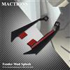 MACTIONS Moto Nero Parafango Posteriore Parafango Della Copertura Della Protezione Misura Per Honda Goldwing GL1800 2018 2019 2020 2021 2022 2023 2024