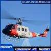 FMS Yuxiang F07s Elicottero telecomandato Uh-1 Huey Modello di elicottero senza spazzole Posizionamento GPS Rtf Ritorno automatico