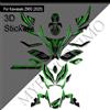 OUIO 2025 2026 Moto Per kawasaki Z900 Z 900 SE Serbatoio Pad Tappo Kit di Protezione Carenatura Parafango Coperture Paramani Adesivi Decalcomanie