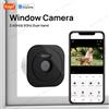 tuya（安全防护） Telecamera da finestra Tuya da 3 MP 2K, telecamere da interno WiFi da 2,4 GHz e 5 GHz per la sicurezza domestica con visione notturna a colori, rilevamento del movimento per persone, facile