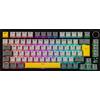 Ajazz Tastiera Meccanica AJAZZ AK820 PRO 75% Layout QWERTZ Tedesco, Tri-Modalità Wireless con Schermo TFT, NKRO RGB