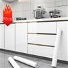 ctzsoop Adesivi da Cucina Impermeabili e Antiolio da 55cm, Carta da Parati Autoadesiva in Rotolo con Motivo Marmoreo per Decorazione Casa