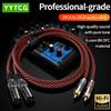 YYTCG Cavi audio di fascia alta da Lotus a XLR maschio femmina RCA da testa a XLR console di missaggio bilanciata al cavo di collegamento dell'amplificatore di potenza