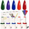 VENALISA Con punte per unghie Venalisa 5 colori Set di smalti gel TPO FREE HEMA FREE Soak Off UV LED Nail Maincure Kit di smalti gel per unghie a lunga tenuta
