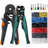 WOZOBUY Pinza per cavi spelafili automatica regolabile pinza spelafili multifunzionale utensile manuale terminale