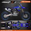 Powerzone Per Yamaha YZF 450 2023 2024 2025 YZF 250 2024 2025 2026 Moto Grafica Decalcomanie Adesivi Kit 02