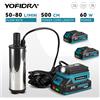 YOFIDRA 60W Potente Pompa Acqua Elettrica 50-80 L/min Pompa Olio Pistola di Rifornimento Pompa Sommergibile Per Auto Per Makita 21V Batteria Spille