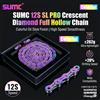 NANLIO Catena per bici SUMC a 12 velocità SL (completamente cava) e EL (mezza cava) 126L ultraleggera per MTB/strada compatibile con Shimano/SRAM