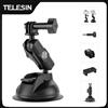 TELESIN Action Camera Supporto Ventosa Per Gopro DJI OSMO Action Insta360 Smart Phone Holder Adattatore Standard 1/4 Regolabile