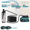YOFIDRA 50-80L/min Mini Pompa Elettrica Per Il Pompare Olio Diesel Acqua Sommergibile Strumenti di Trasferimento di Carburante Per Makita 21V Batteria Spille