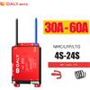 Daly Smart BMS UART 30A 40A 60A 4S-8S 7S-17S 7S-24S Smart Serial, Bluetooth Integrato, per Batterie al Litio Lifepo4 Li-Ion LTO