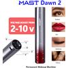 MAST TATTOO Mast Dawn2 Penna PMU senza fili, macchina per trucco permanente con tensione di lavoro regolabile da 2 a 12 Volt, corsa di 3,0mm e struttura leggera per micropigmentazione