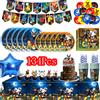 TAKARA TOMY 99 notti nella foresta Decorazioni per feste di compleanno Horror Stoviglie usa e getta Tovaglia Piatto Tazza Baby Shower Bomboniere per bambini Gioco Fornitori