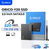 ORICO 1TB SATA SSD Unità a stato solido interna da 2,5 pollici fino a 500 MB/s SATA III 6Gbps Desktop Laptop NAS Unità esterna fai da te Y20