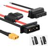 varstrom Connettore di scarico batteria Hailong maschio femmina 5PIN 6PIN con protezione fusibile 50A Parti di ricambio base batteria eBike