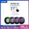 NEEWER Set di filtri ND Accessori per action cam con cornice sottile in vetro ottico HD per Insta360 GO Ultra (CPL/ND8/ND16/ND32)