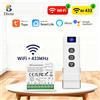 Diese Interruttore Intelligente Tuya Smart Life con Controllo WiFi e RF433 per Tapparelle, Tende, Schermi per Proiettori e Ombreggiature per Finestre