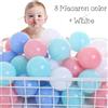 DHDH 100 pezzi colorati palline oceaniche giocattoli per bambini per bambini pozzo di palline piscina all'aperto bolle d'aria sollievo dallo stress giochi divertenti giocattoli per bambini