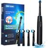 Ms.Dear Spazzolino elettrico rotante intelligente Spazzola rotante ricaricabile compatibile con testine elettriche di ricambio Oral B
