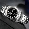 Tandorio Orologio automatico da uomo meccanico Miyota 8215/PT5000 Movt Vetro zaffiro 36mm/39mm Orologio da polso stile Explorer Luminoso