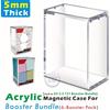 PGY 1/2 pezzi scatola di immagazzinaggio di carte in acrilico con chiusura magnetica impilabile per 6 carte Booster Pack Elite Trainer/carte da gioco aziendali TCG