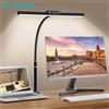 newstyle Monitor per computer Lampada da scrivania a LED Temperatura a 5 colori Dimmerazione continua Collo di cigno flessibile Ra80 + Lampada da tavolo da lettura domestica per la cura degli occhi