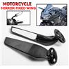 WUMFIRE Per YAMAHA YZF R6 R1 R25 R3 R125 R15 Specchio Del Motociclo Modificato Vento Ala Rotante Regolabile Specchietto retrovisore Accessori Moto