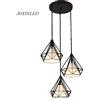 JOYINLED 1/3 Testa Moderna Loft Lampadari Decorazione Arte Illuminazione Creativa Per Soggiorno Cucina Camera Da Letto Sala Da Pranzo Dia.25cm
